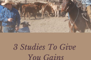 3 Studies to Give You Gains