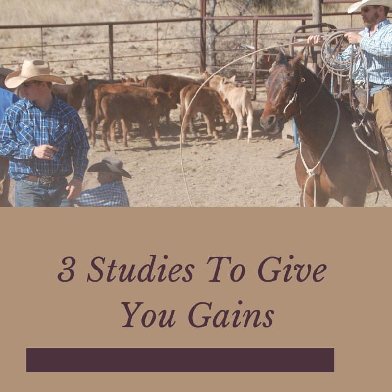 3 Studies to Give You Gains